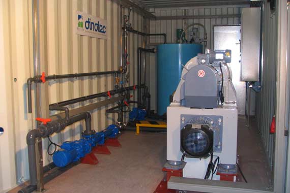 Sludge dehydration systems (MODULSEC)