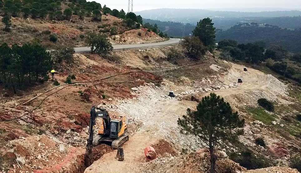 Foto1 - TR CONSTRUYA Y DINOTEC comienzan el montaje de equipos en la EDAR conjunta Nerva-Riotinto (HUELVA)