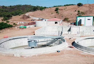 Foto0 - TR CONSTRUYA Y DINOTEC comienzan el montaje de equipos en la EDAR conjunta Nerva-Riotinto (HUELVA)