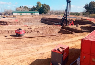 DINOTEC comienza las obras de la agrupación de Vertidos y EDAR de Villaverde del Río en Sevilla