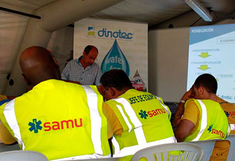 Foto1 - Simulacro de Planta Potabilizadora de Emergencia Dinotec