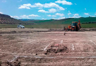 Foto1 - Visita del Delegado de Medio Ambiente a la EDAR de Teba