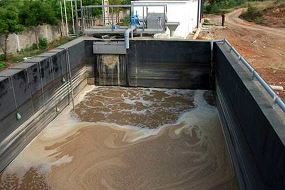 Industrial wastewater treatment plant