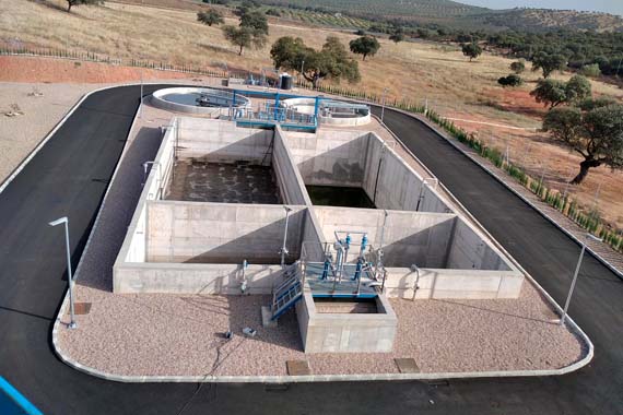Planta de tratamiento de aguas en zona rural