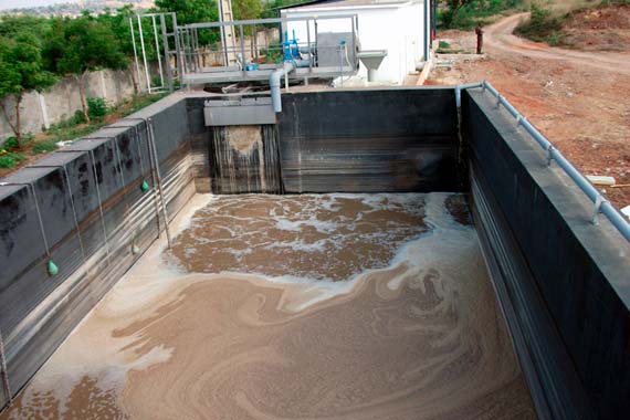 Tanque de tratamiento de aguas residuales industriales