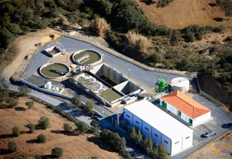 Planta de tratamiento de aguas residuales rural