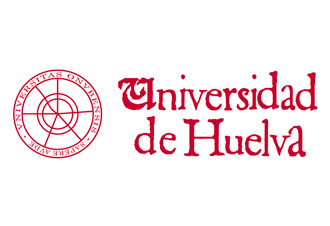 Logotipo rojo de la Universidad de Huelva