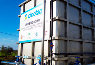 Depósito industrial de agua Proyecto Oxymix Dinotec